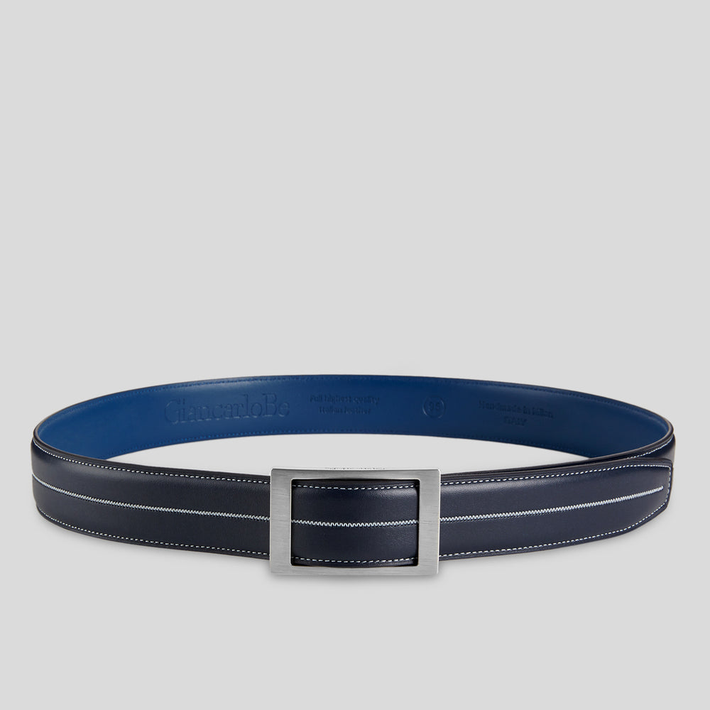 
                  
                    Two-tone blue calfskin
                  
                