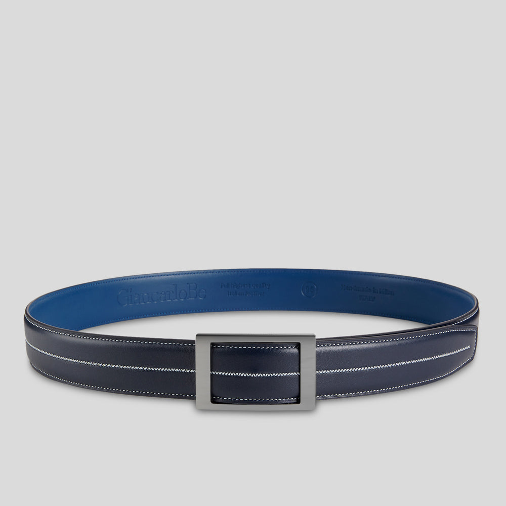 
                  
                    Two-tone blue calfskin
                  
                